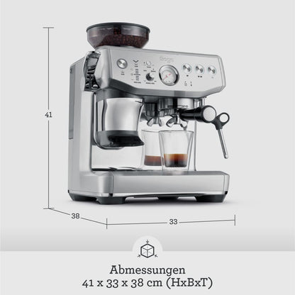 Sage The Barista Express Impress, Schwarzer Edelstahl